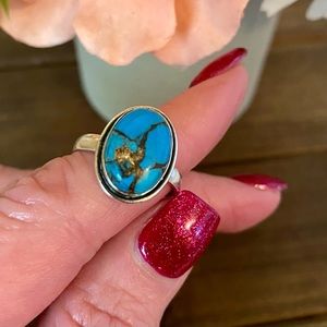 *SOLD* Sterling Turquoise Ring🌻